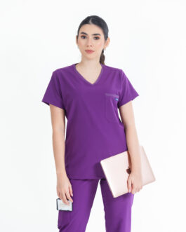 Morado Profundo – Valentina Slim Scrub Set 1002